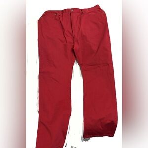 Levi's 541 Athletic Fit Jeans Red Cotton Blend Comfort Stretch W40 L34